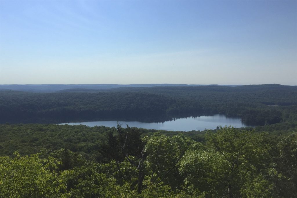 ~A nice view of Sterling Lake from the Sterling Ridge Trail, 6/26/16.~